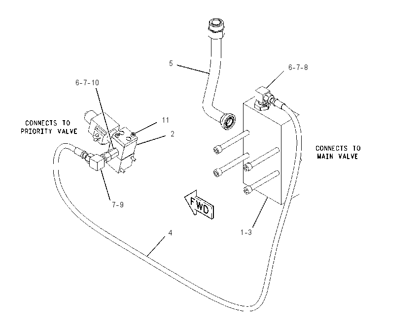 VALVE & LINES GP-PRIORITY 1466079 CAT