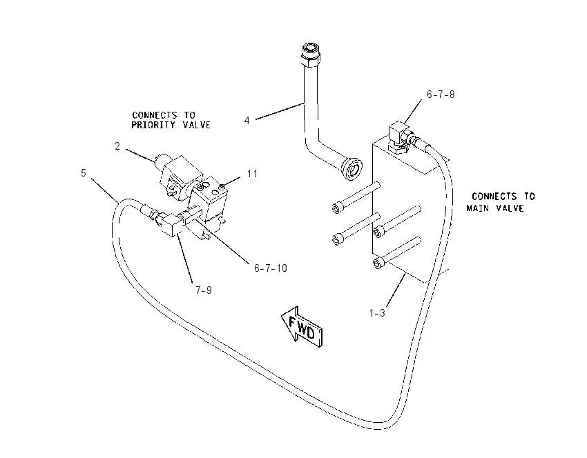 VALVE & LINES GP-PRIORITY 1466080 CAT