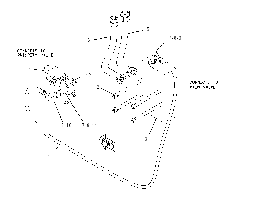 VALVE & LINES GP-PRIORITY 1466081 CAT