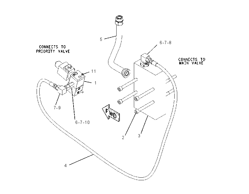 VALVE & LINES GP-PRIORITY 1466082 CAT