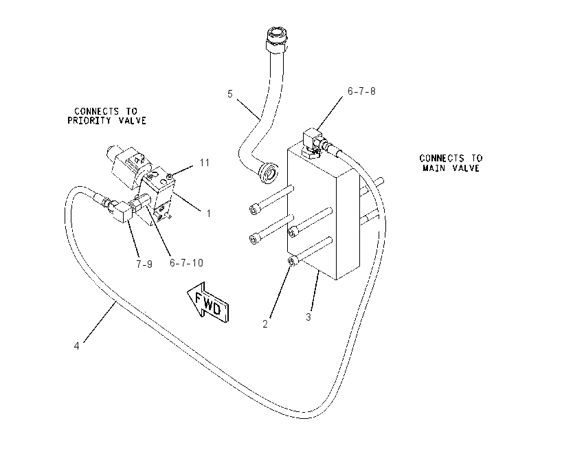 VALVE & LINES GP-PRIORITY 1466083 CAT