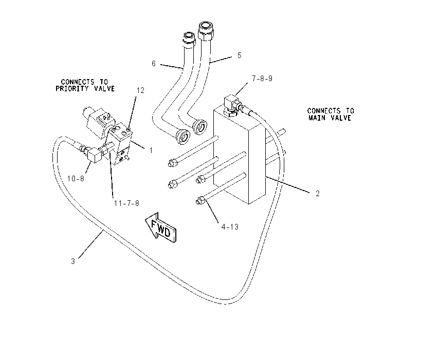 VALVE & LINES GP-PRIORITY 1466084 CAT