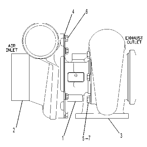 Турбокомпрессор 6I3963 CAT