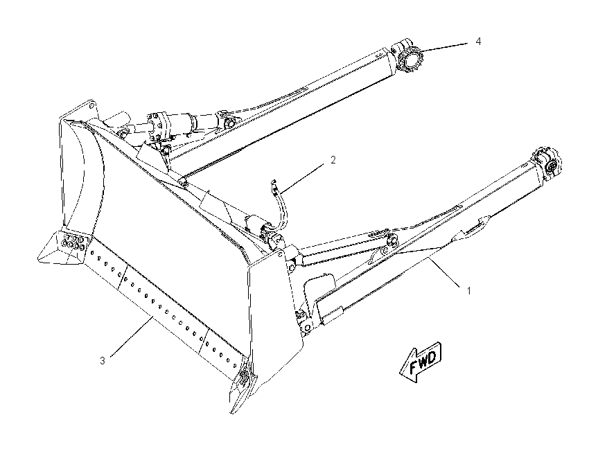BULLDOZER AR-SEMI-UNIVERSAL 1634552 CAT