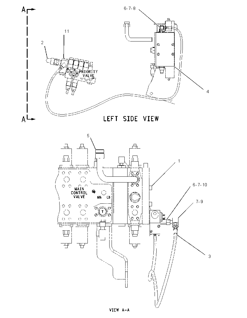 VALVE & LINES GP-PRIORITY 1561528 CAT