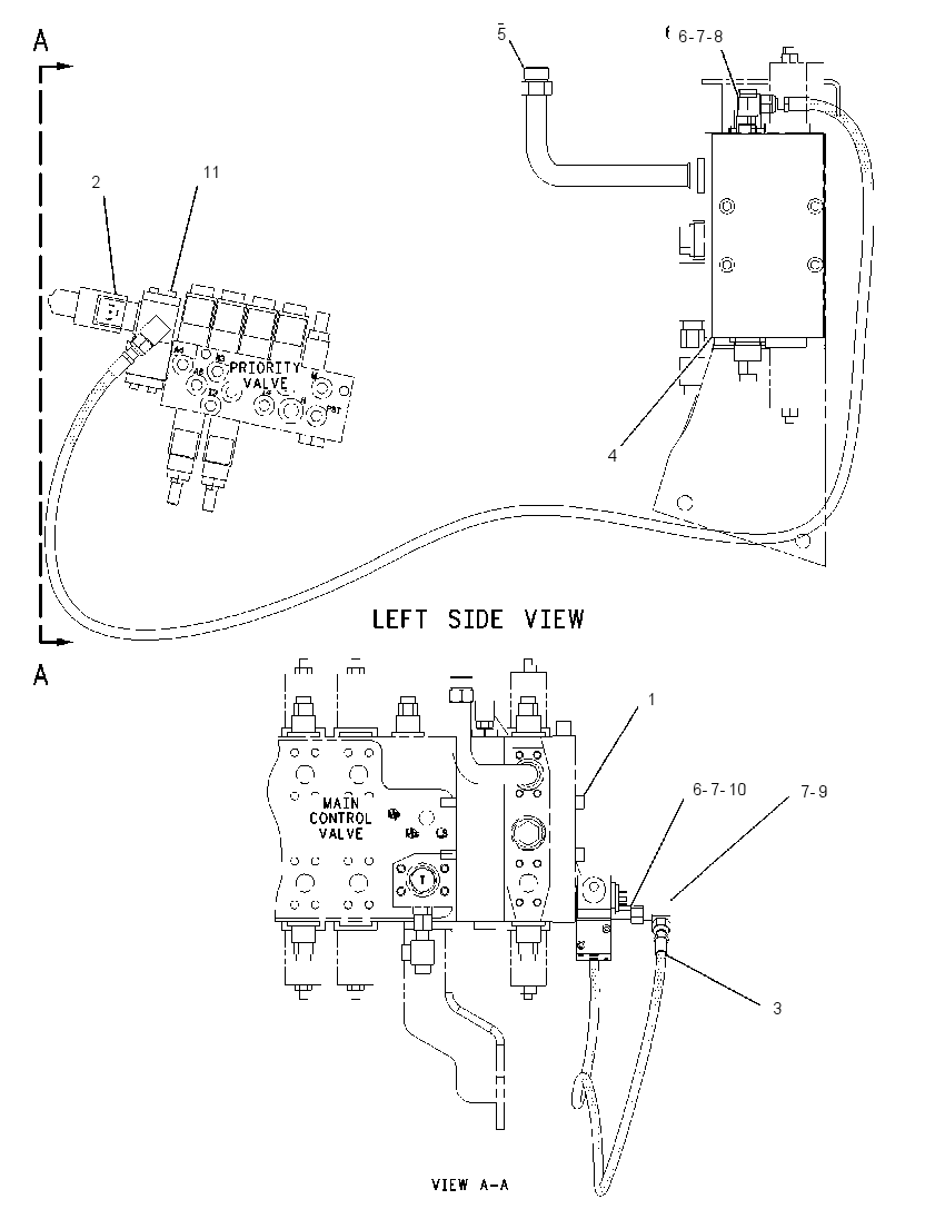VALVE & LINES GP-PRIORITY 1561893 CAT