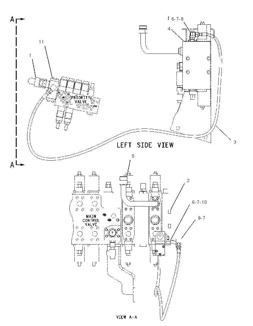 VALVE & LINES GP-PRIORITY 1561896 CAT