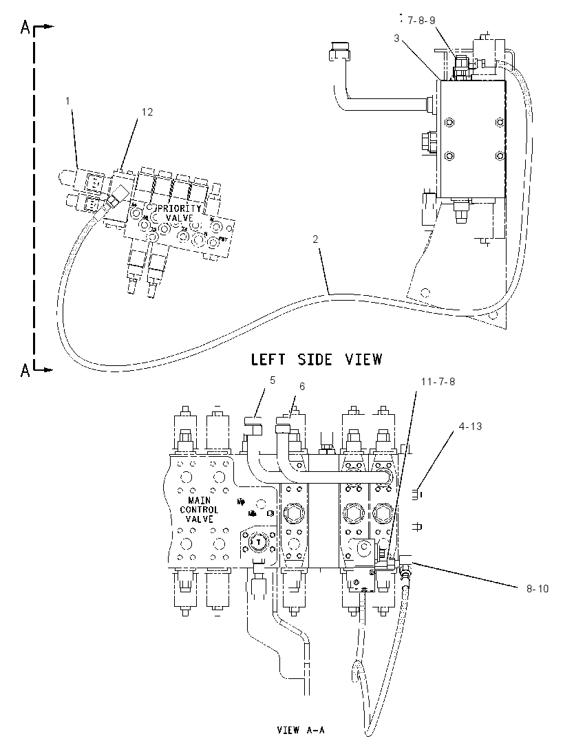 VALVE & LINES GP-PRIORITY 1561897 CAT