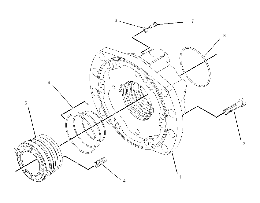 HOUSING GP-MOTOR 1846414 CAT