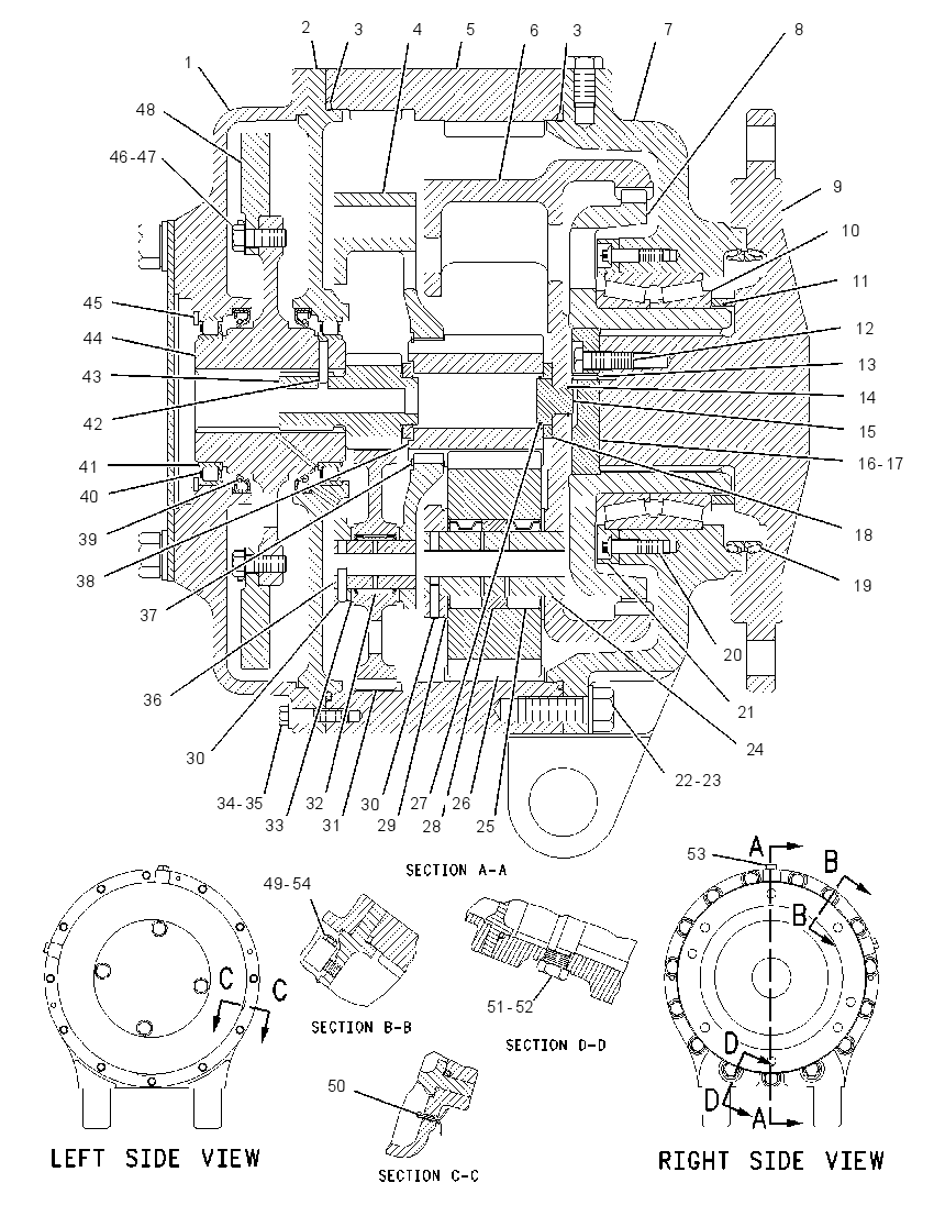 GEAR GP-REDUCTION 8I1739 CAT
