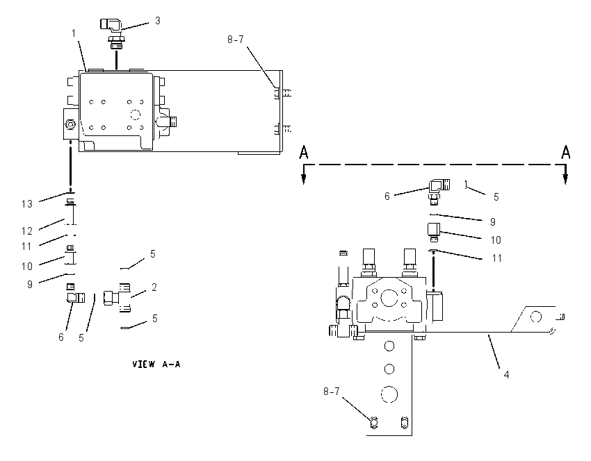 VALVE & MTG GP-FLOW DIVIDER 1859881 CAT