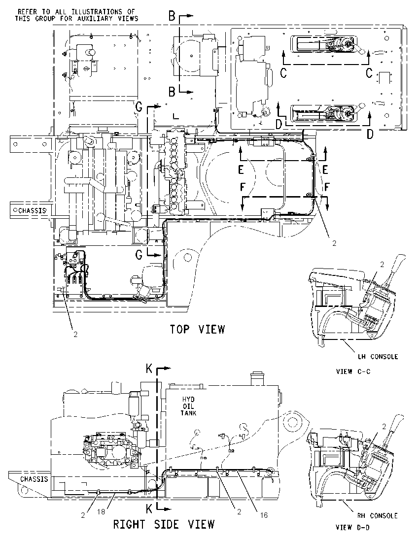 WIRING GP-AUXILIARY CONTROL 1673540 CAT