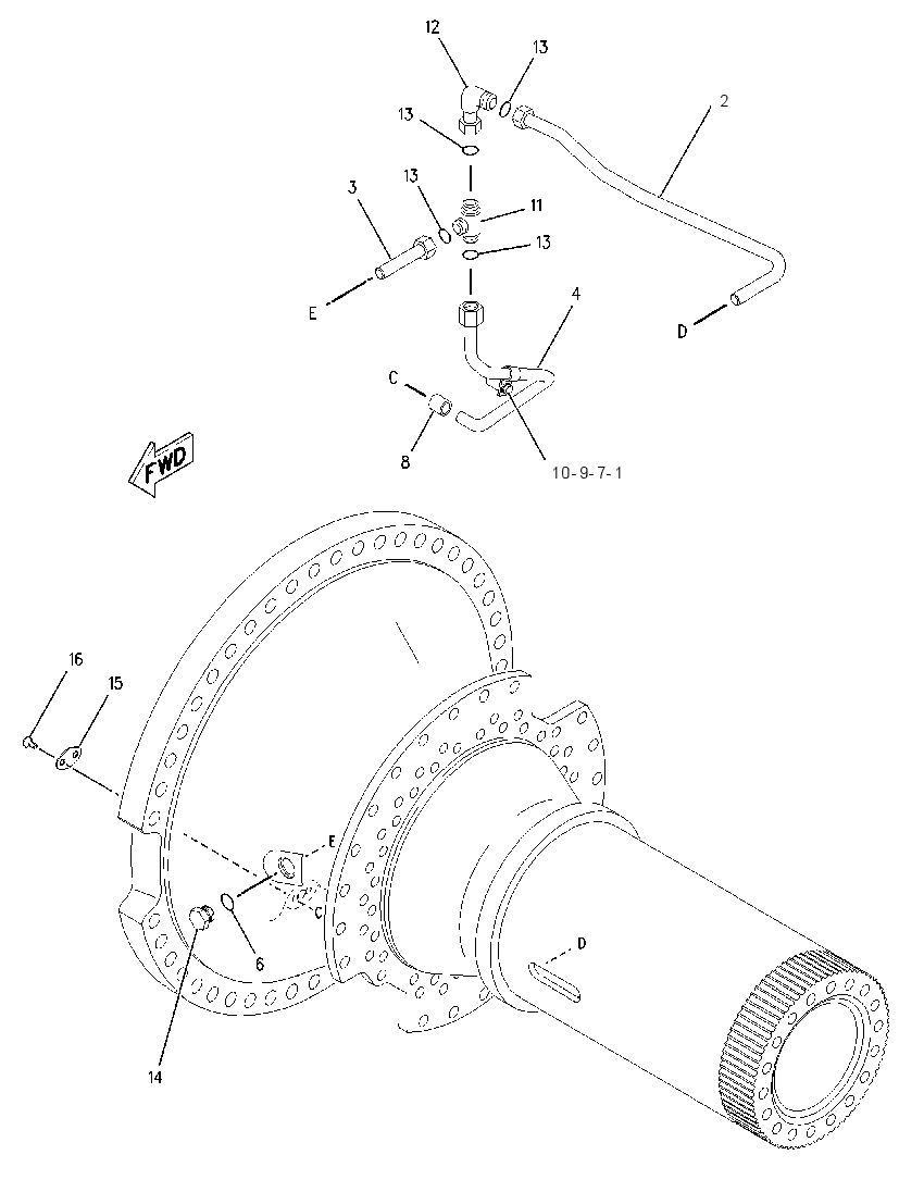 SPINDLE GP 1790745 CAT