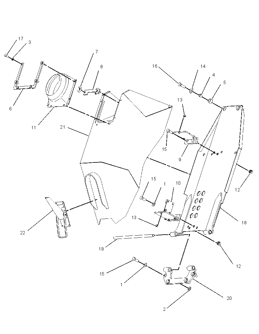 COVER & MTG GP-CONTROL VALVE 1558785 CAT
