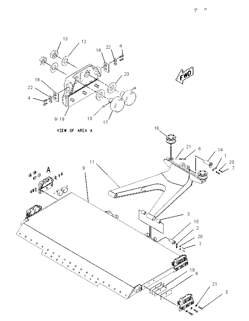 FLOOR GP 8I1614 CAT
