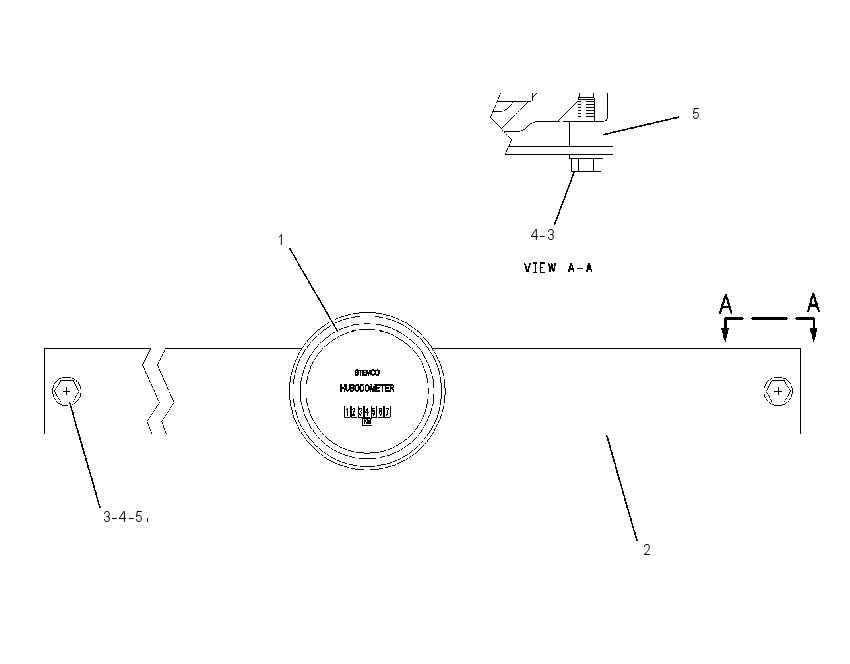 ODOMETER GP 1432254 CAT