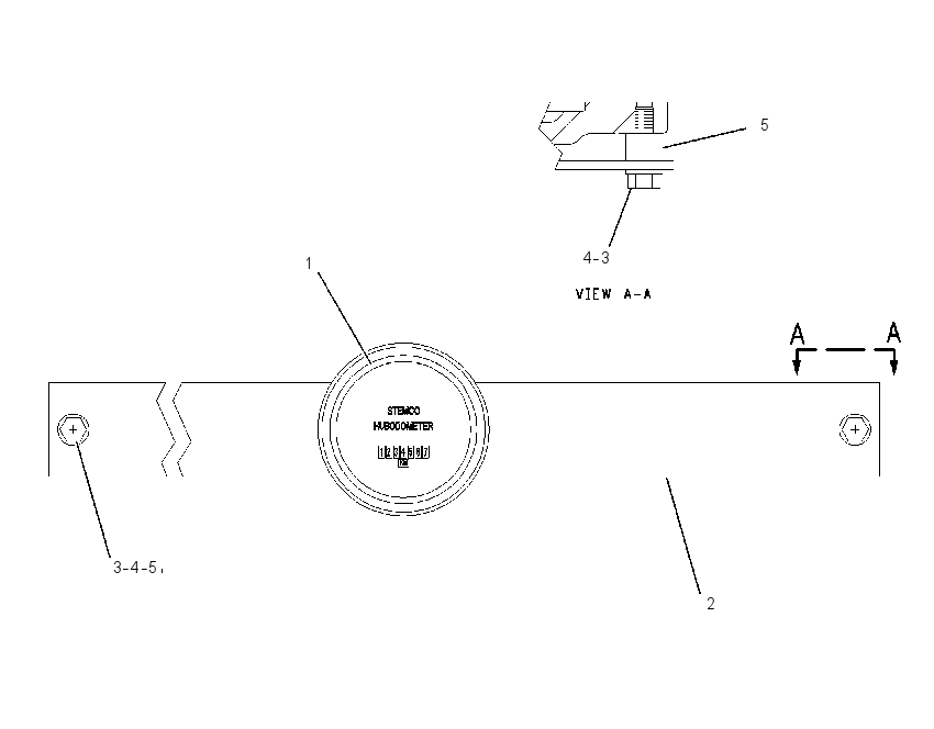 ODOMETER GP 1432517 CAT