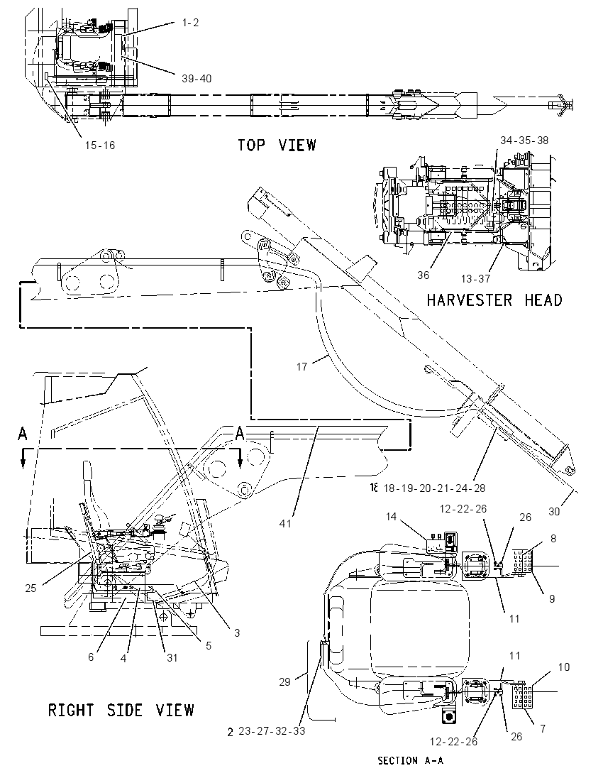 ELECTRICAL AR-HARVESTER HEAD 1700282 CAT