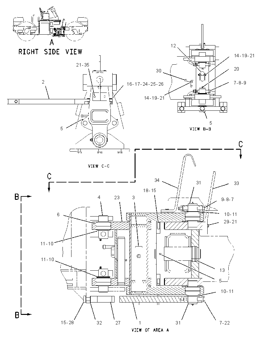 HITCH GP-ARTICULATING & OSC 1380638 CAT