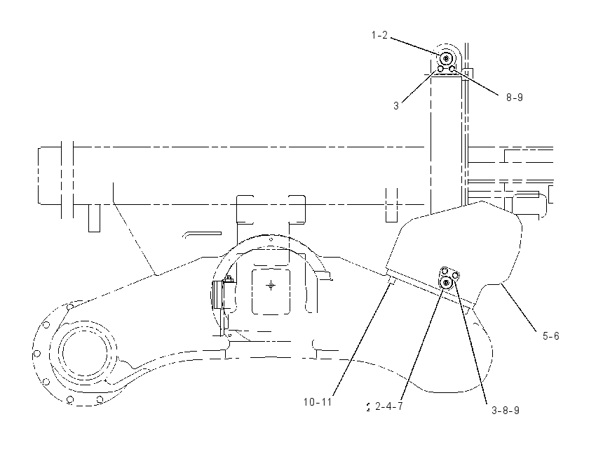 FRAME GP-BOGIE LIFT 1635871 CAT