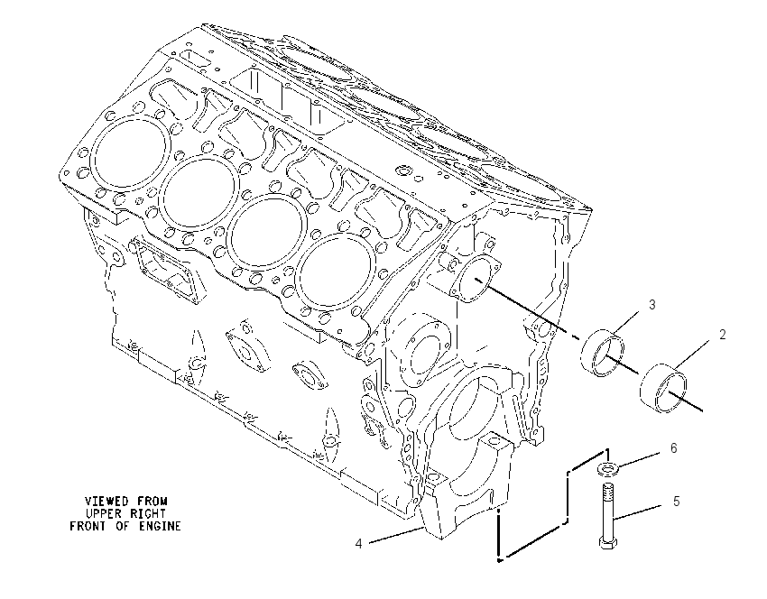 Блок цилиндров в сборе 1222247 CAT
