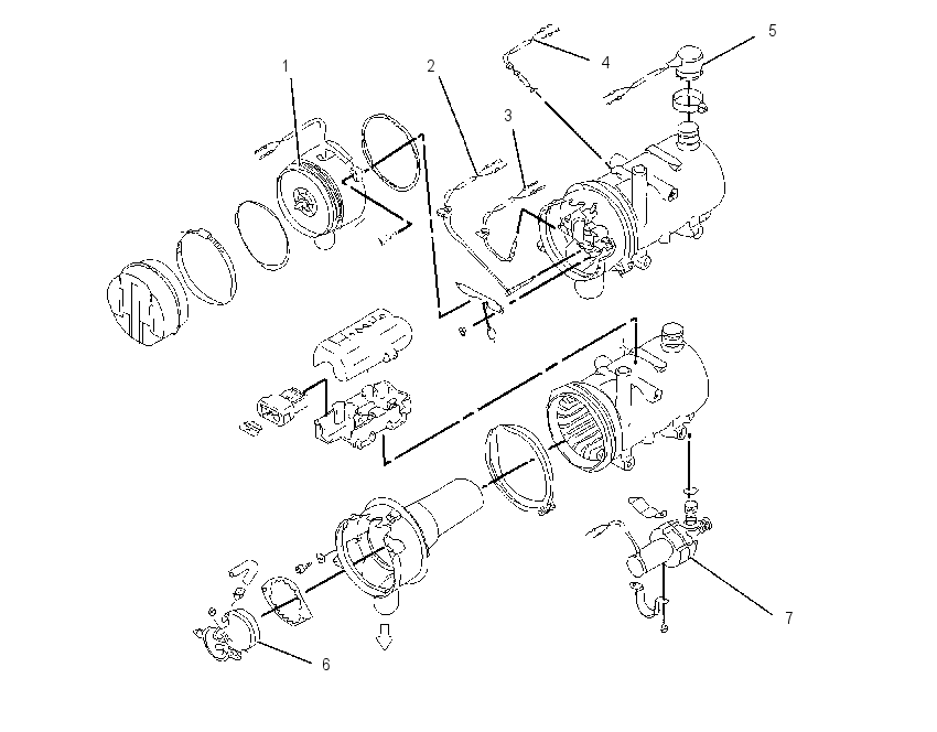 HEATER GP-ENGINE & CAB 1658049 CAT