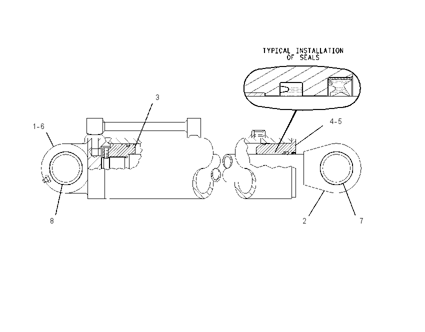 CYLINDER GP-TONG 1252885 CAT