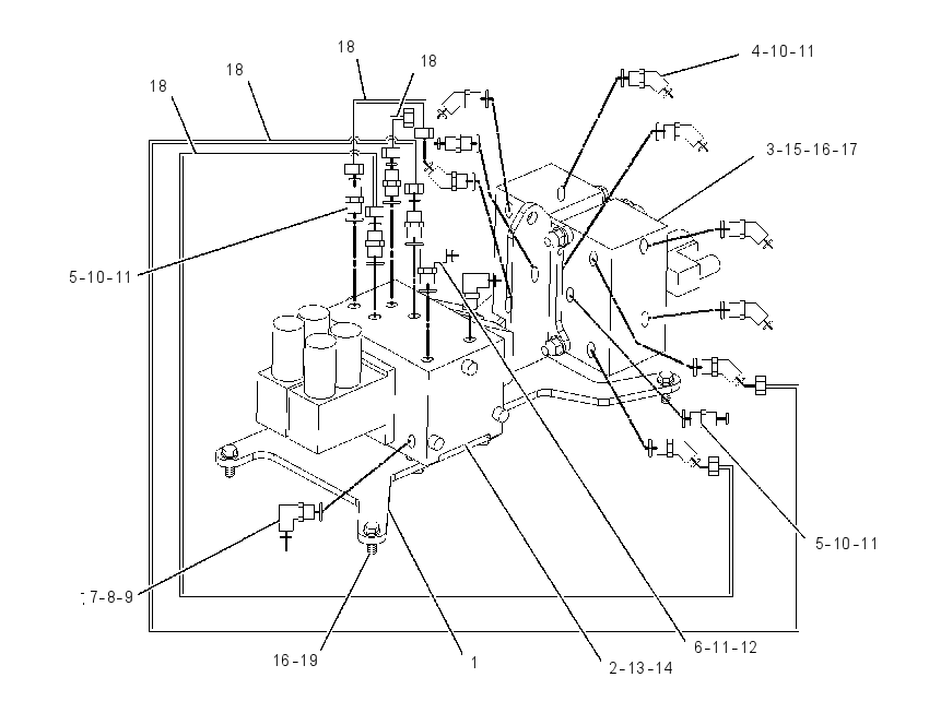 LINES GP-BOGIE LIFT CONTROL 1667328 CAT