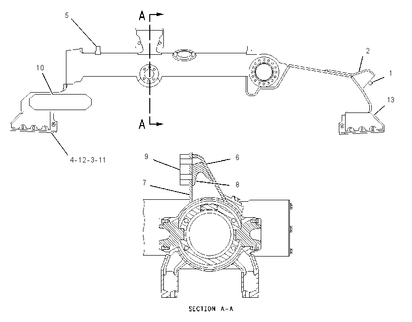 FRAME AS-TELESCOPING RECOIL 1763738 CAT