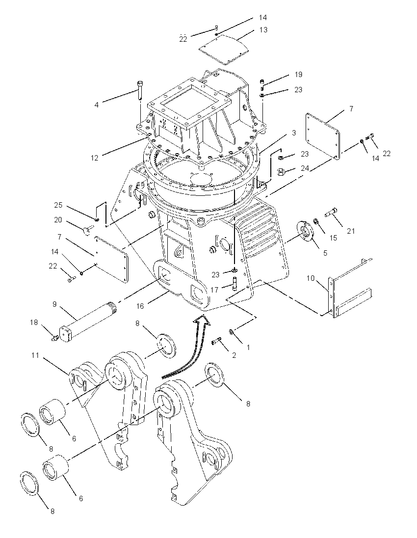 HOUSING GP-CRUSHER 1609067 CAT