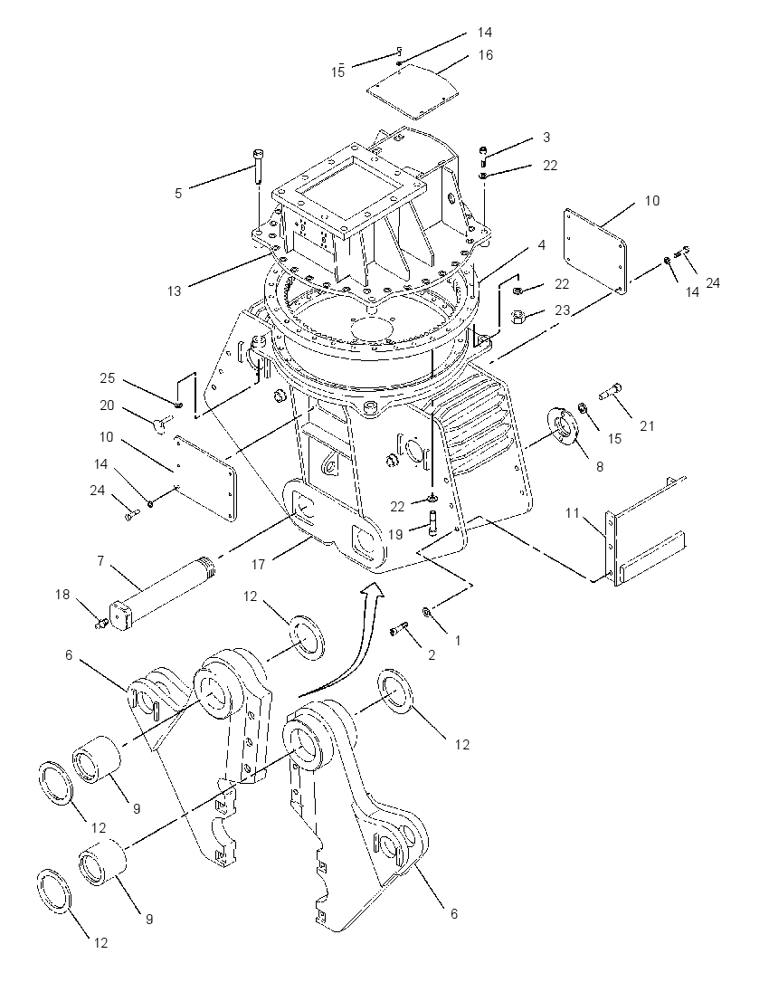 HOUSING GP-CRUSHER 1609068 CAT