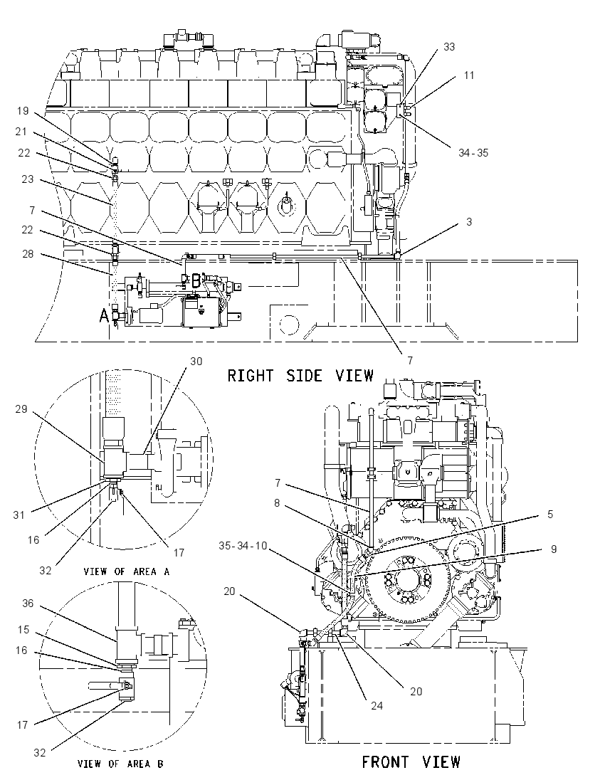 LINES GP-JACKET WATER HEATER 1406129 CAT