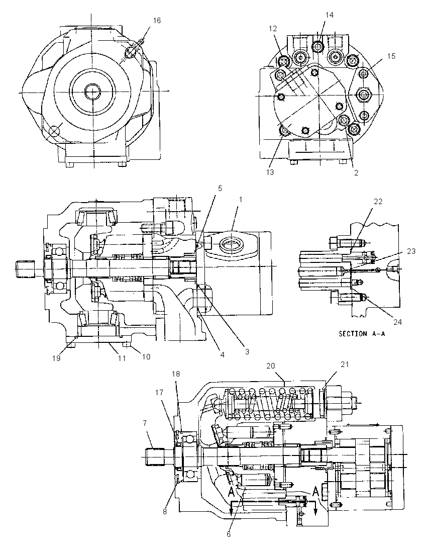 PUMP GP-PISTON & GEAR 1639762 CAT