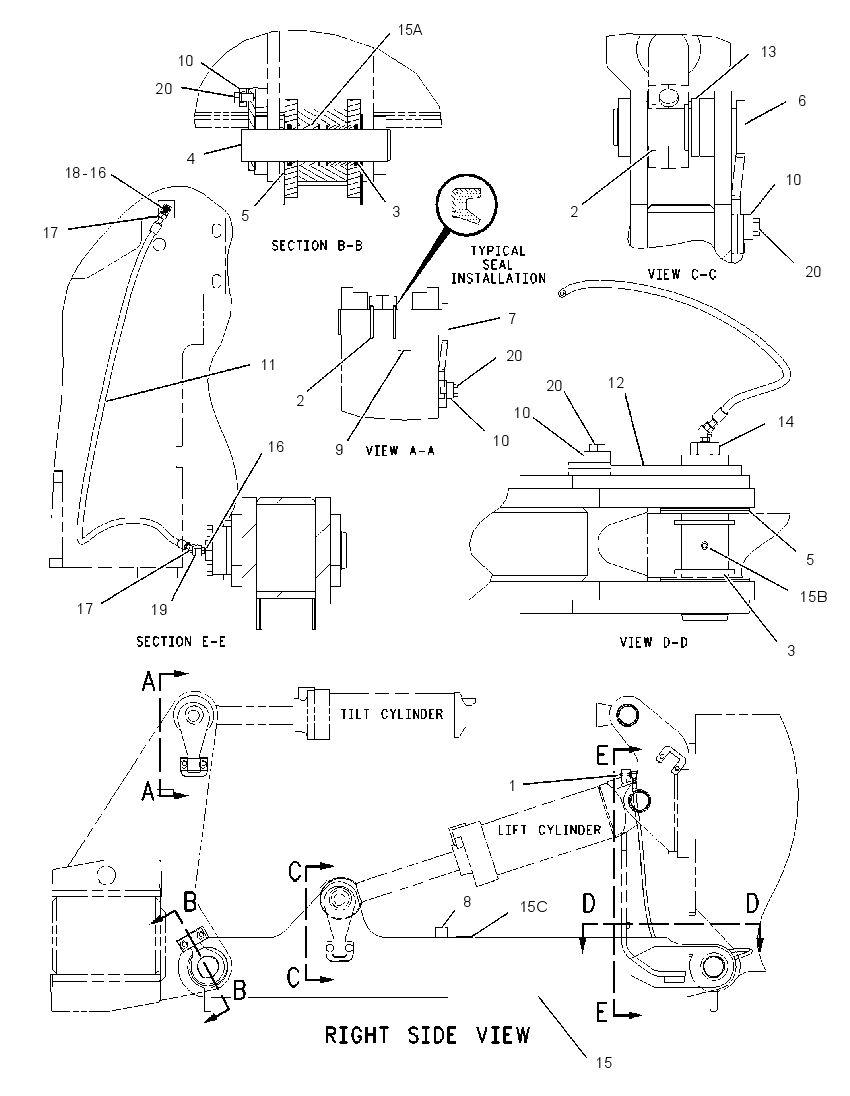 FRAME GP-RIPPER 1599796 CAT