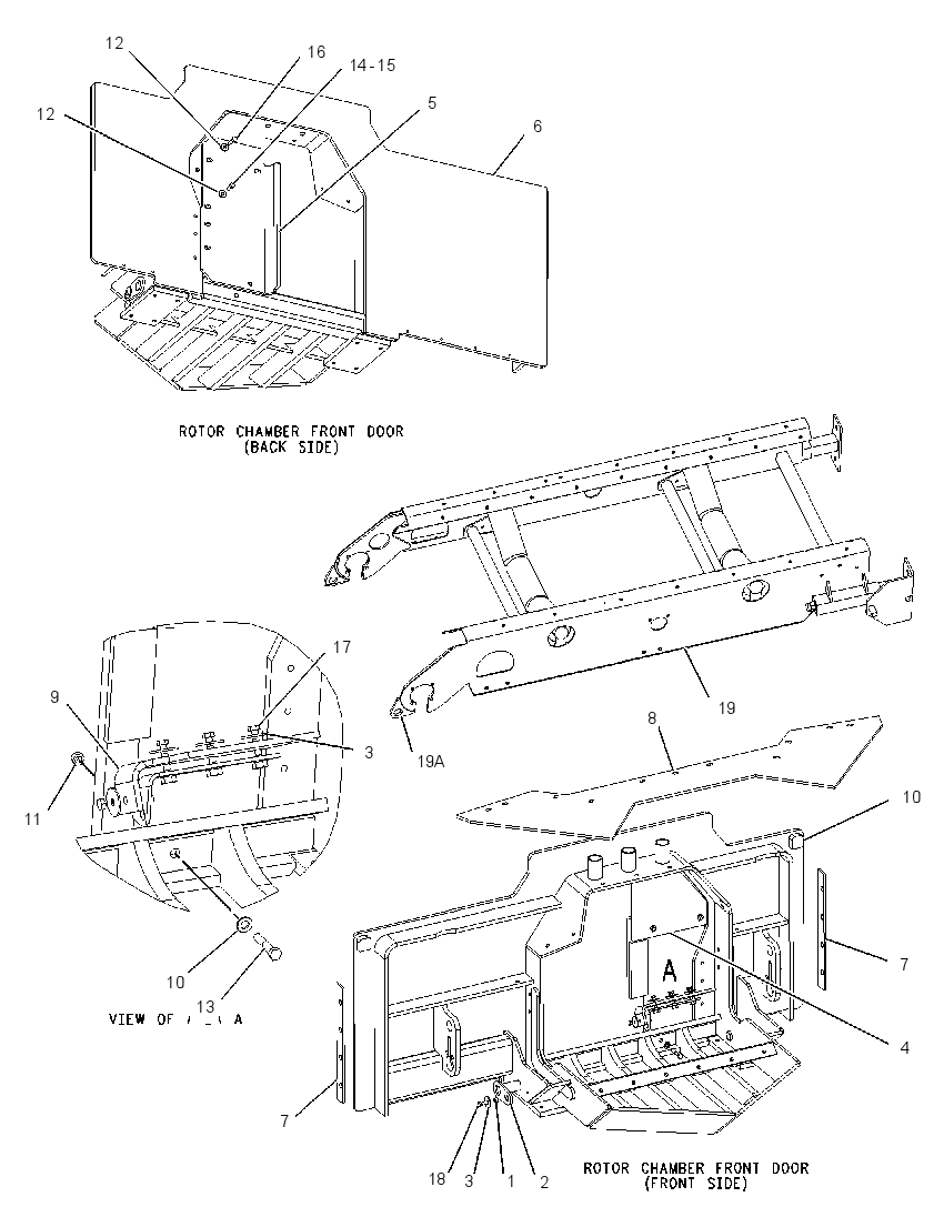 DOOR GP-CHAMBER 1862433 CAT