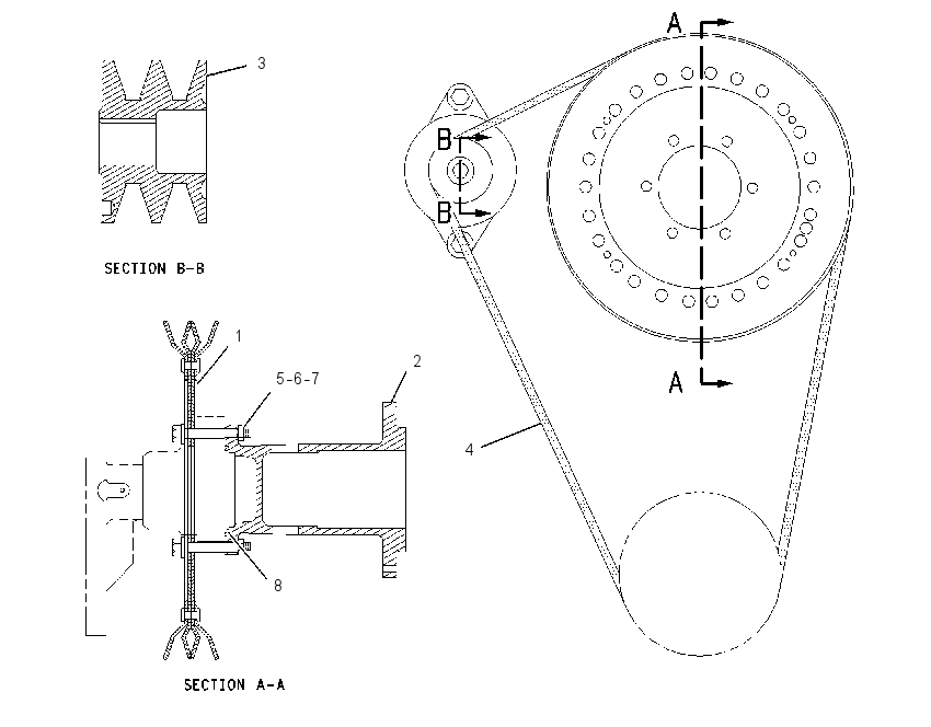 PULLEY GP-FAN 4Q5198 CAT