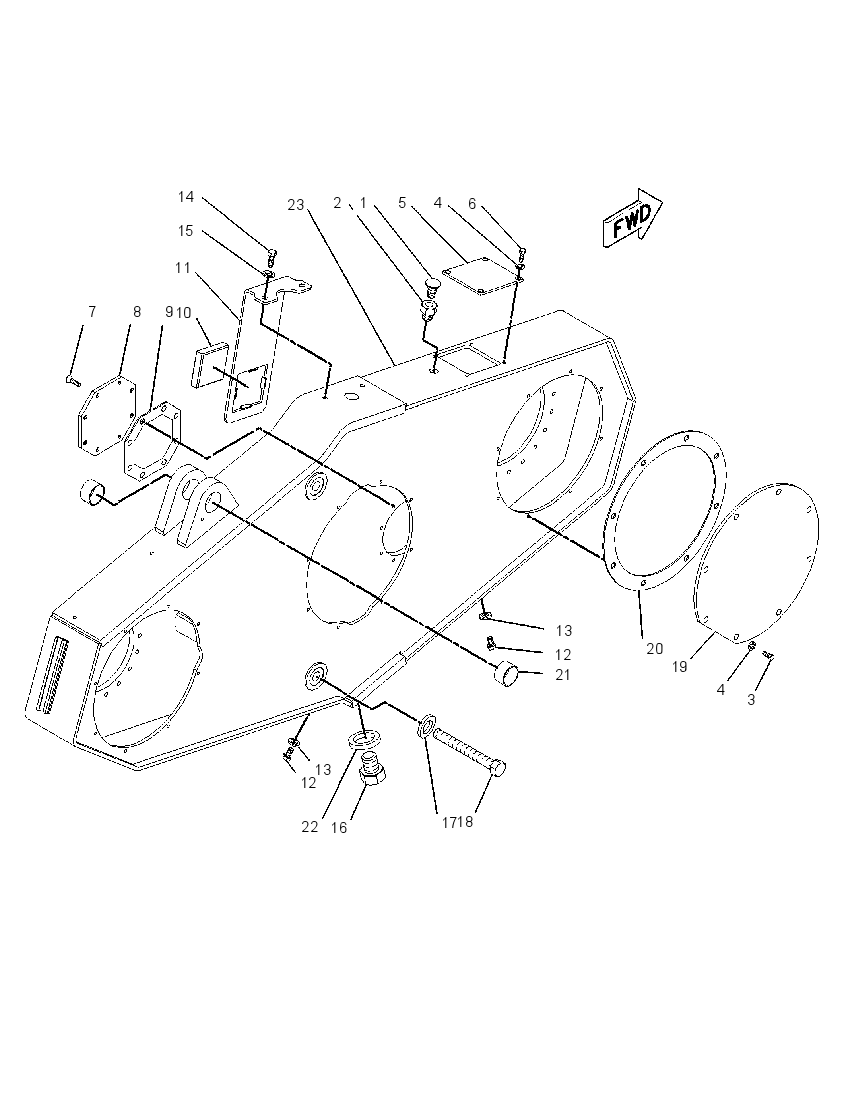 CASE & COVER GP-CHAIN DRIVE 1894621 CAT