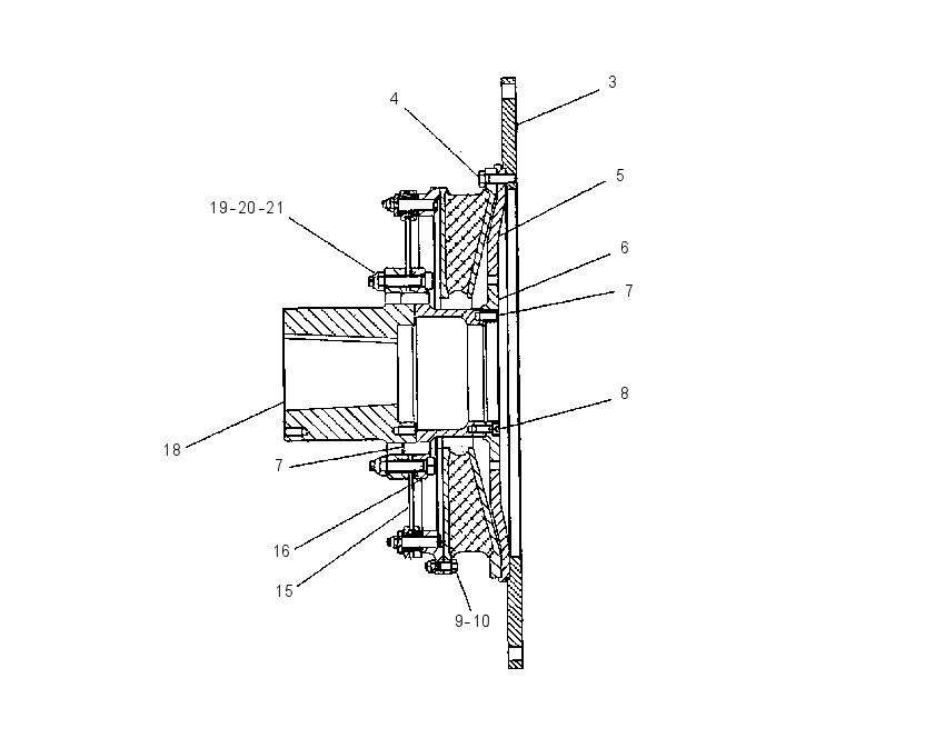COUPLING GP-TORSIONAL 7C8054 CAT