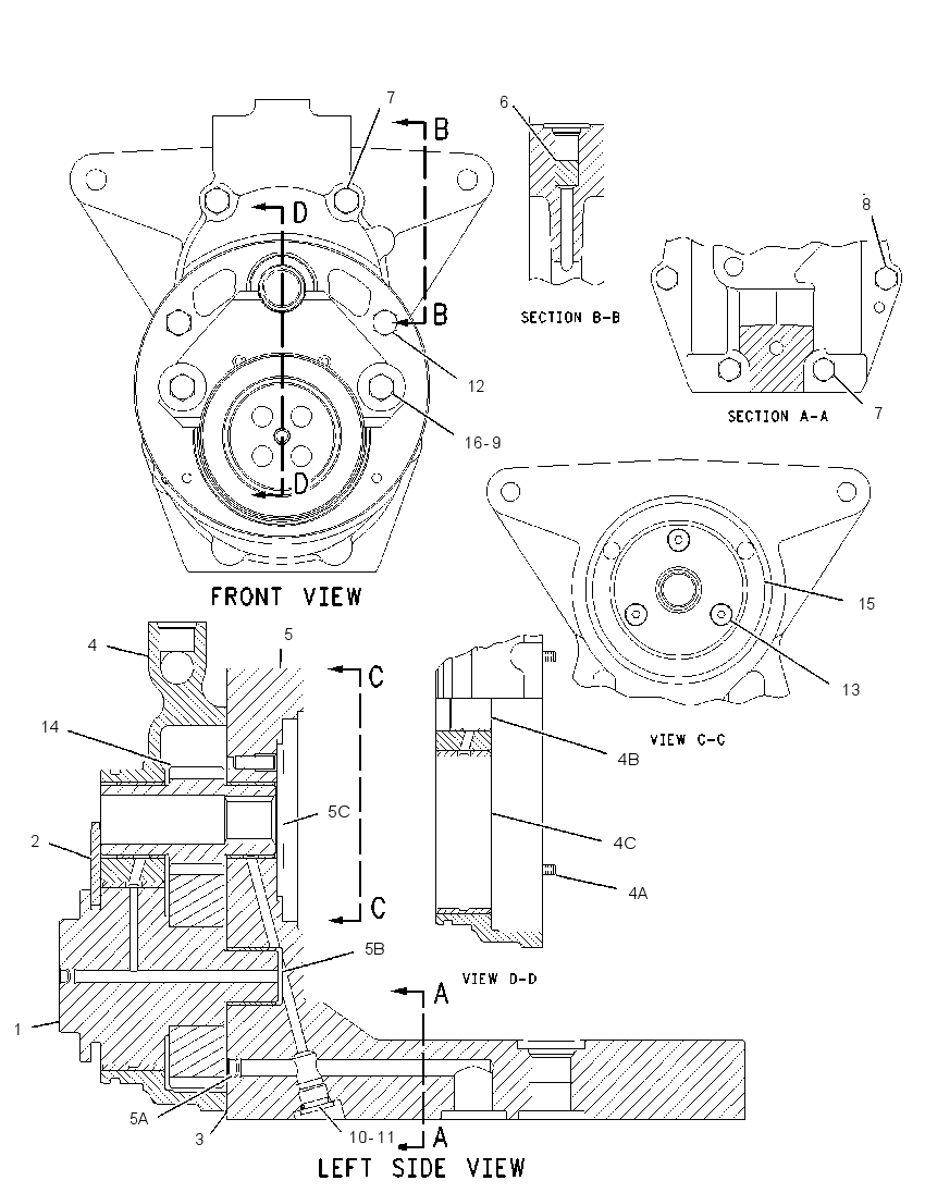 DRIVE GP-UNIT INJ HYD PUMP 1806649 CAT