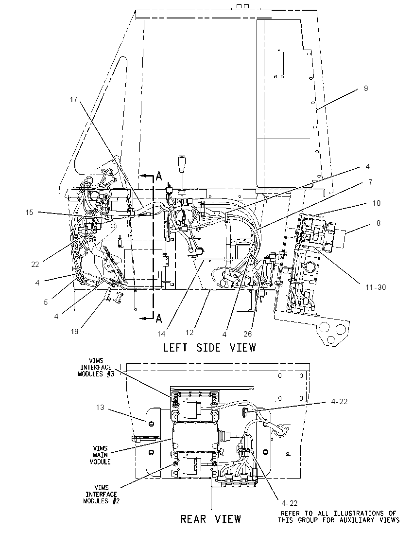 Проводка кабины 1528935 CAT