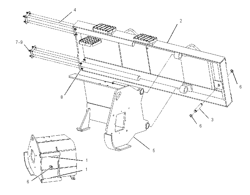 FRAME GP-TRENCHER 1796318 CAT