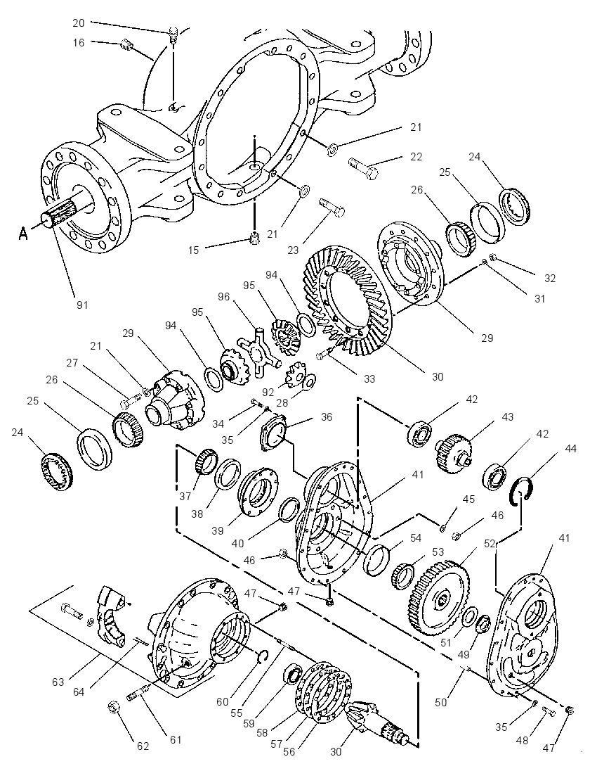 AXLE GP-DRIVE 1752288 CAT
