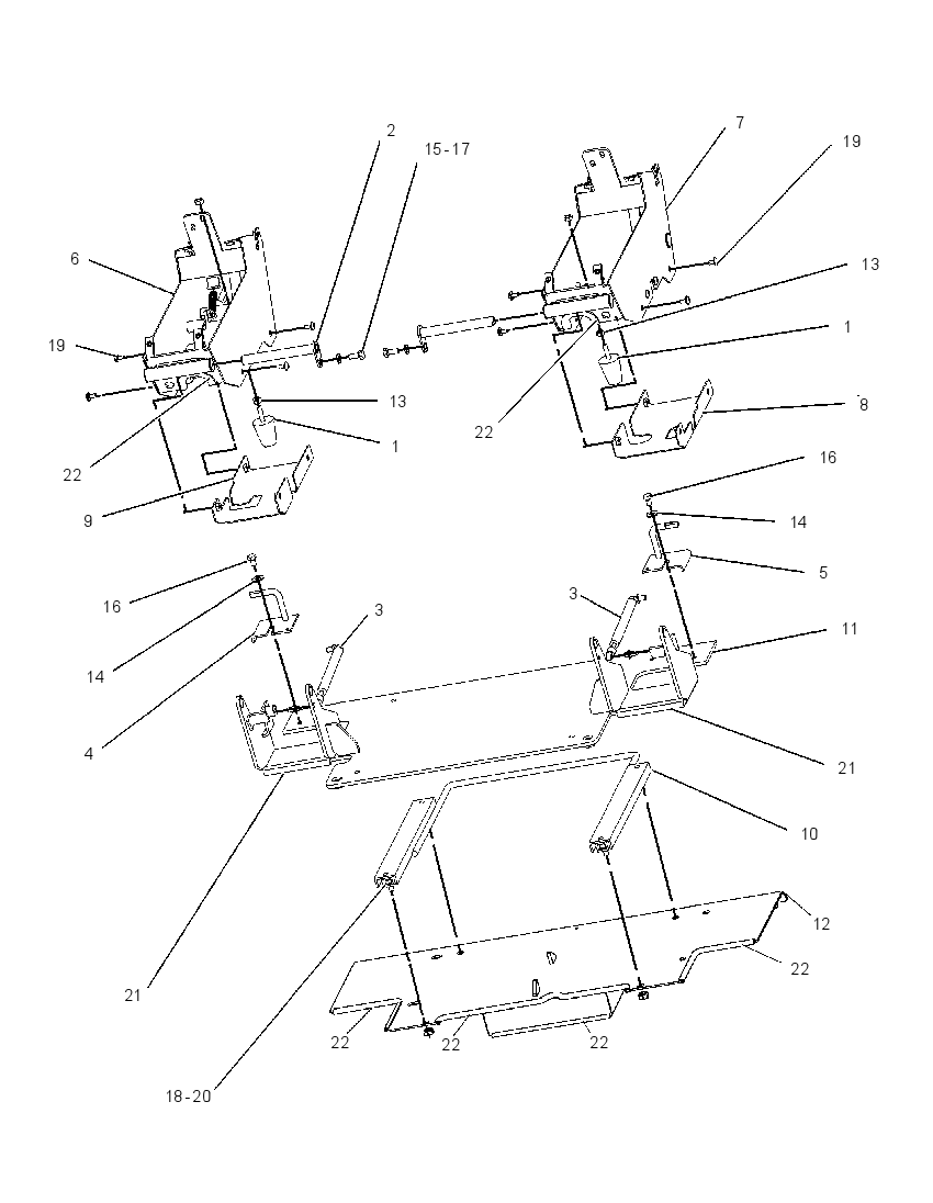 Опора сиденья 1664945 CAT
