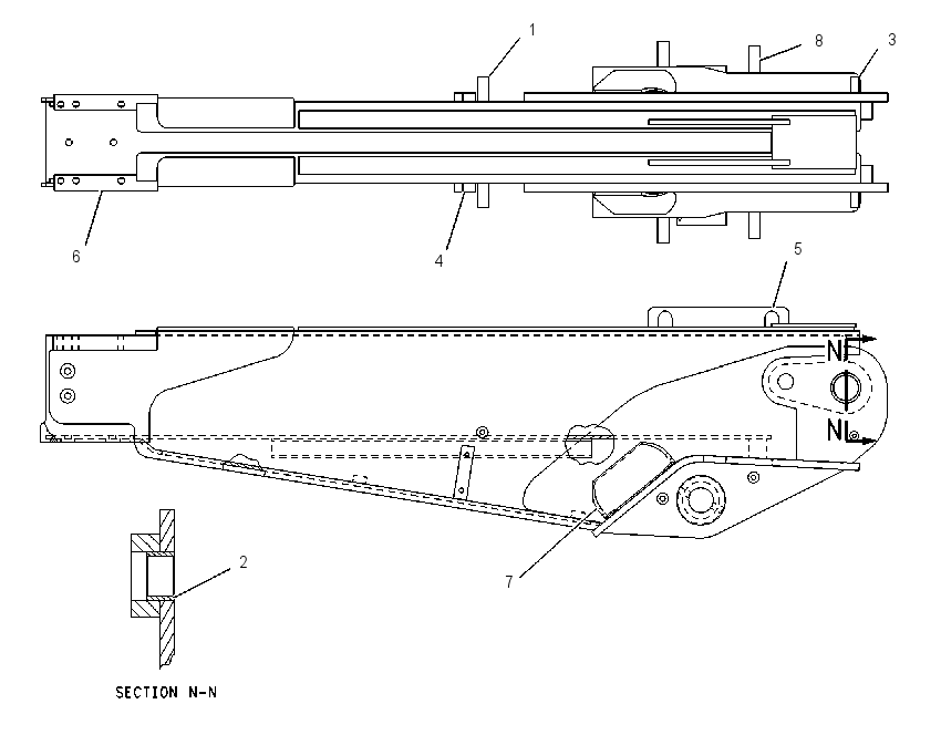HOUSING AS-EXTENDABLE STICK 1846784 CAT