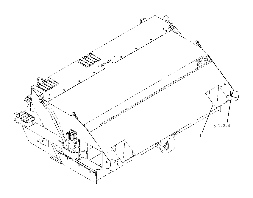 KIT-ROADING PLATE & MOUNTING 1911124 CAT