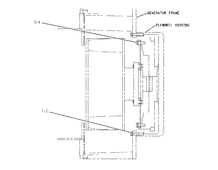 FASTENER GP-GENERATOR COUPLING 1580341 CAT
