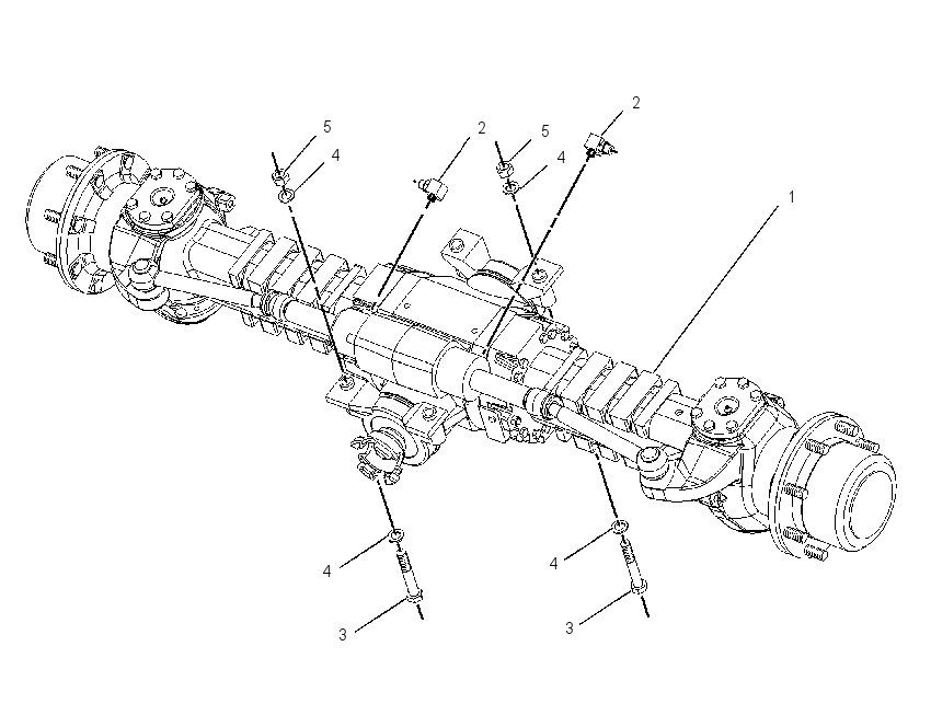 AXLE AR-REAR 1252103 CAT