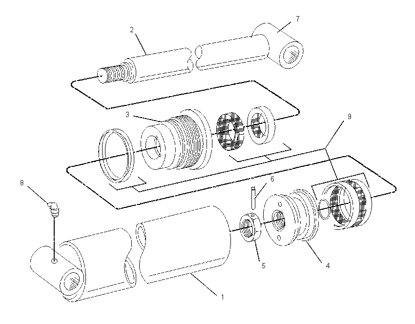 CYLINDER GP-GATE 1651444 CAT