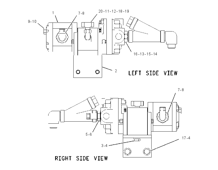 MOUNTING GP-PUMP & MOTOR 1439489 CAT
