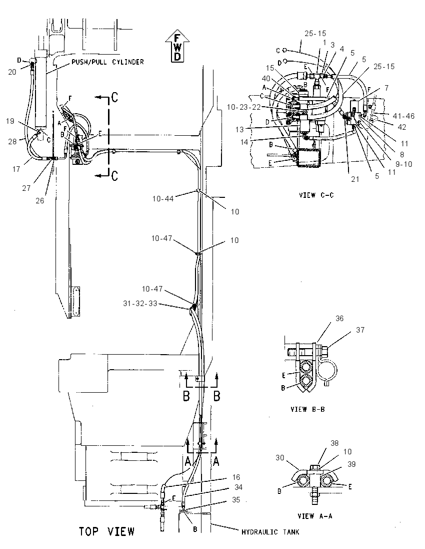CONTROL GP-PUSH-PULL 1269548 CAT